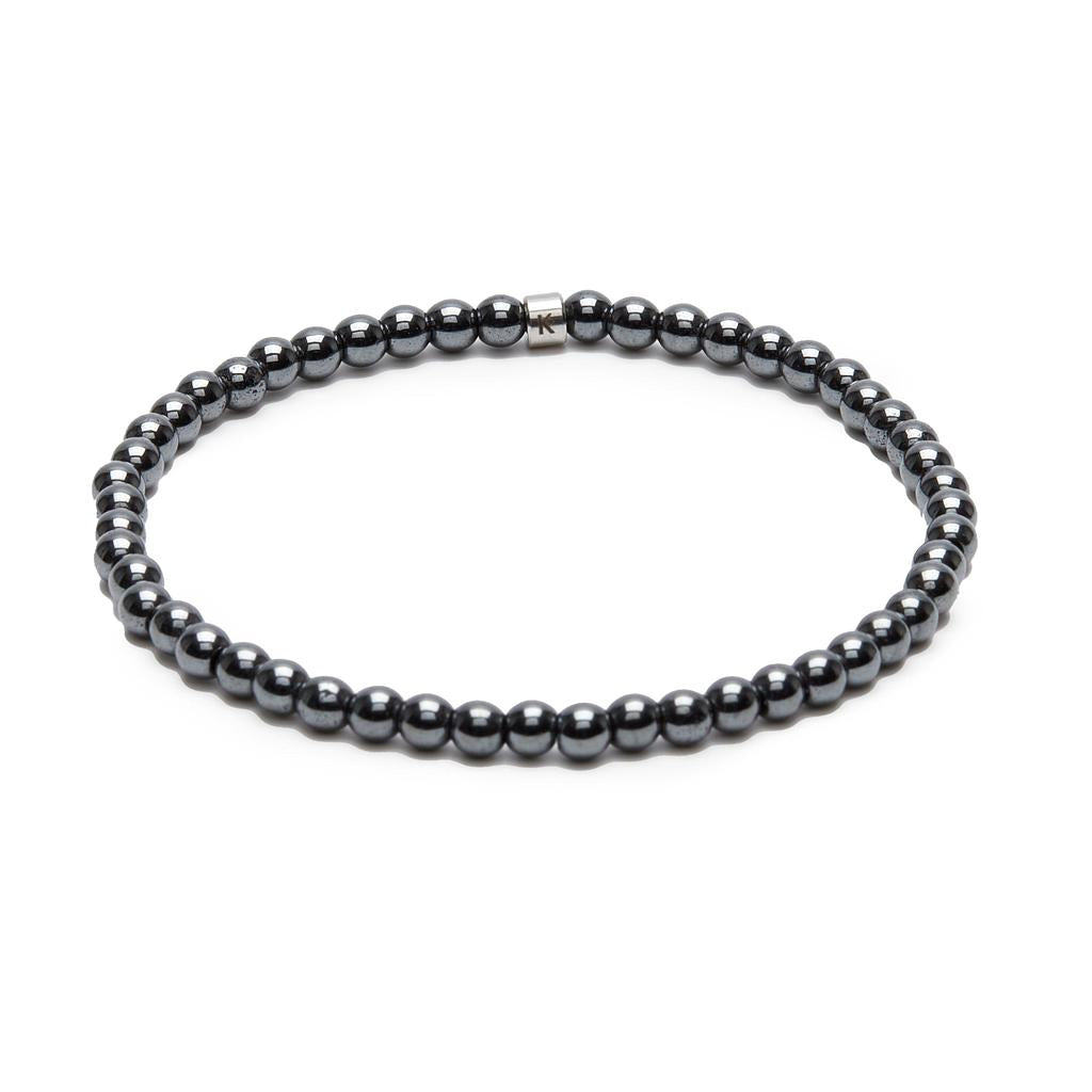 Mini Bracelet "Energie" en Hématite - Karma Yoga Shop