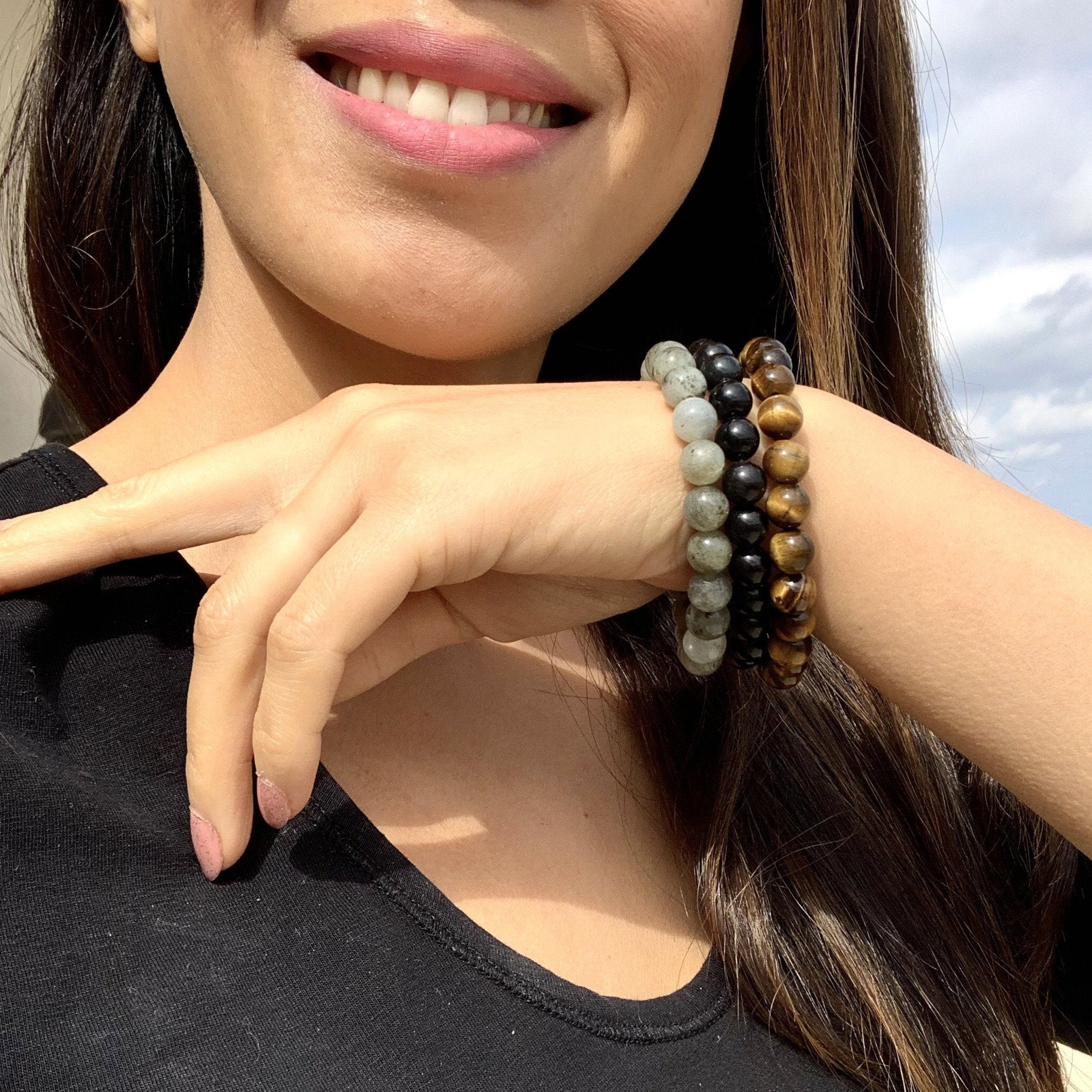 Triple “Protection” Energy Bracelets