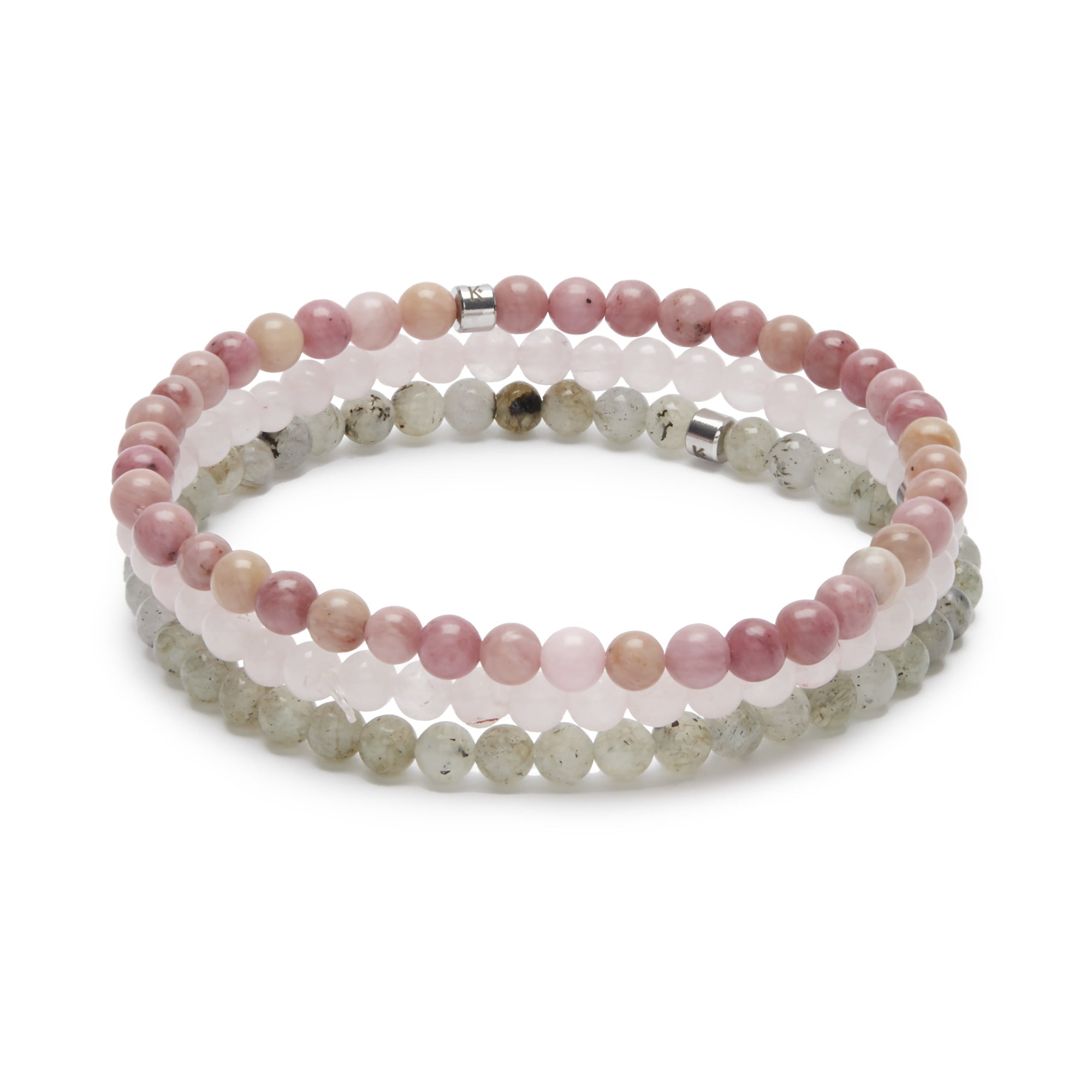Set de 3 Mini Bracelets "Amour" - Karma Yoga Shop