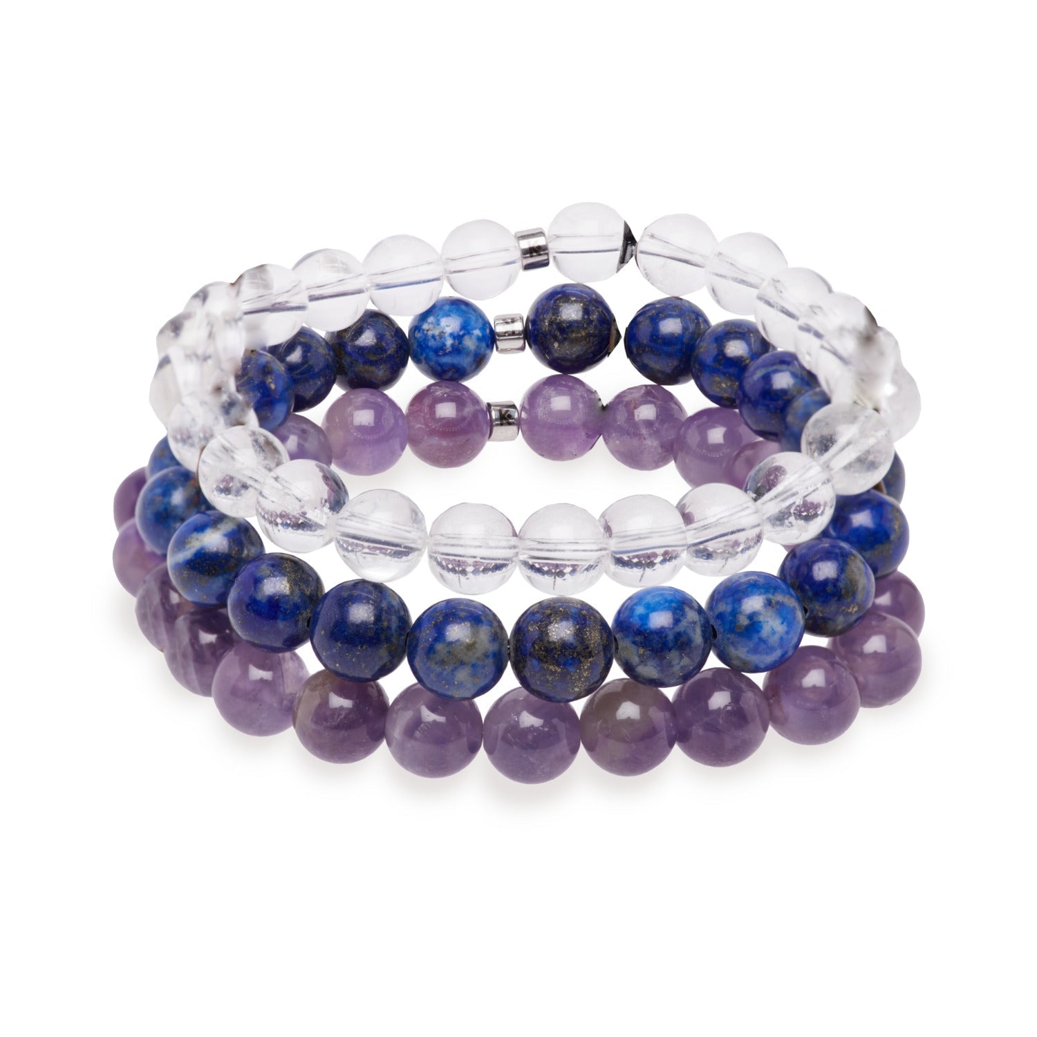 Triple Bracelets Énergie "Divination" - Karma Yoga Shop