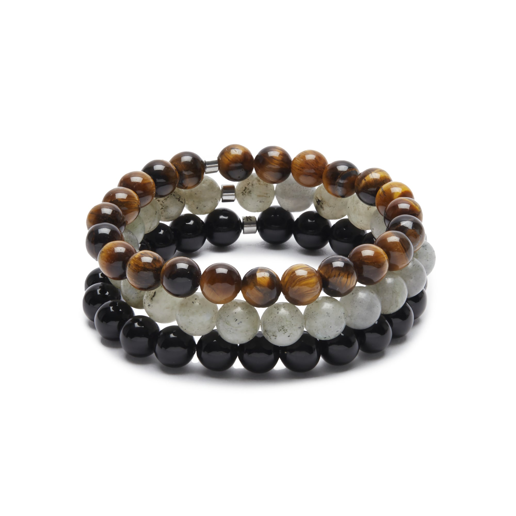 Triple Bracelets Énergie "Protection" - Karma Yoga Shop
