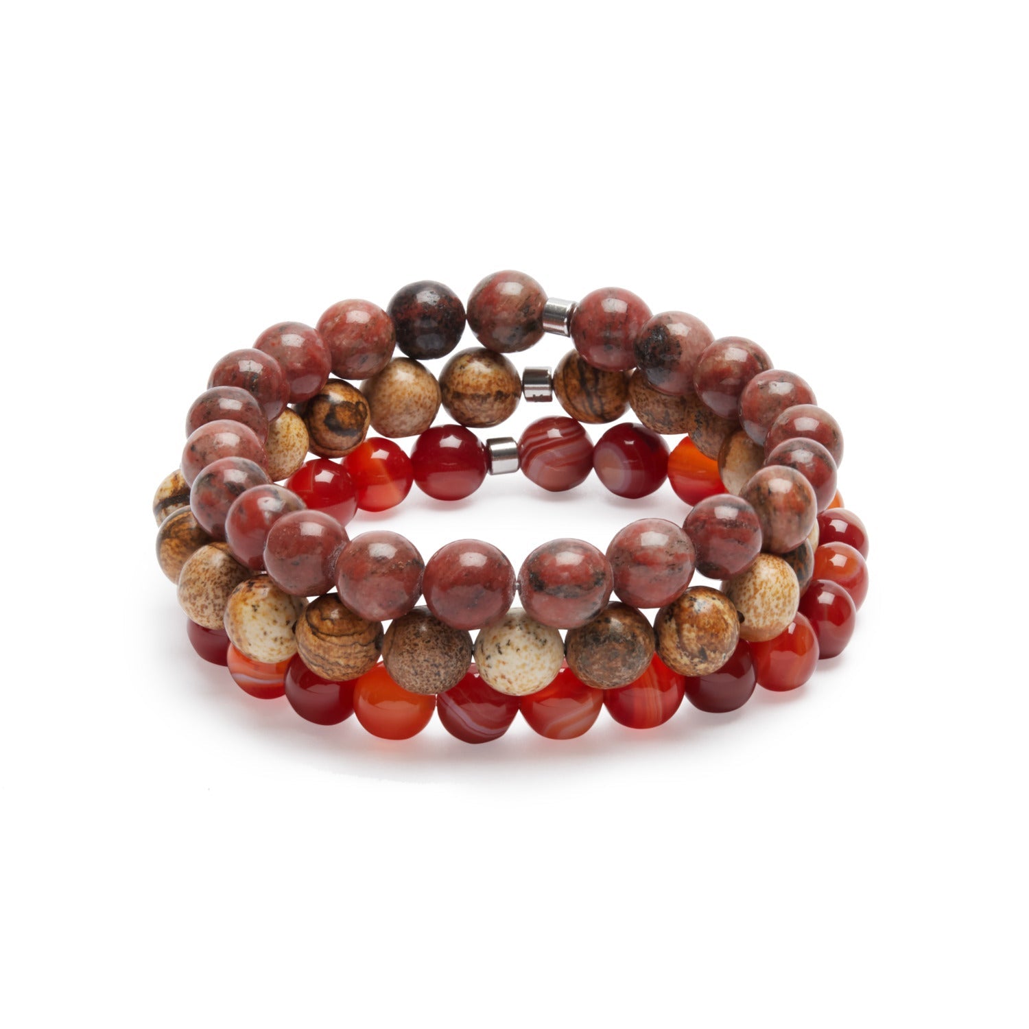 Triple Bracelets Énergie "Équilibre" - Karma Yoga Shop