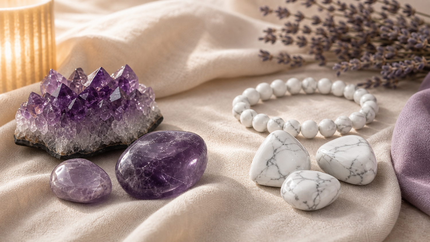 Améthyste ou Howlite : quelle pierre choisir pour mieux dormir ?