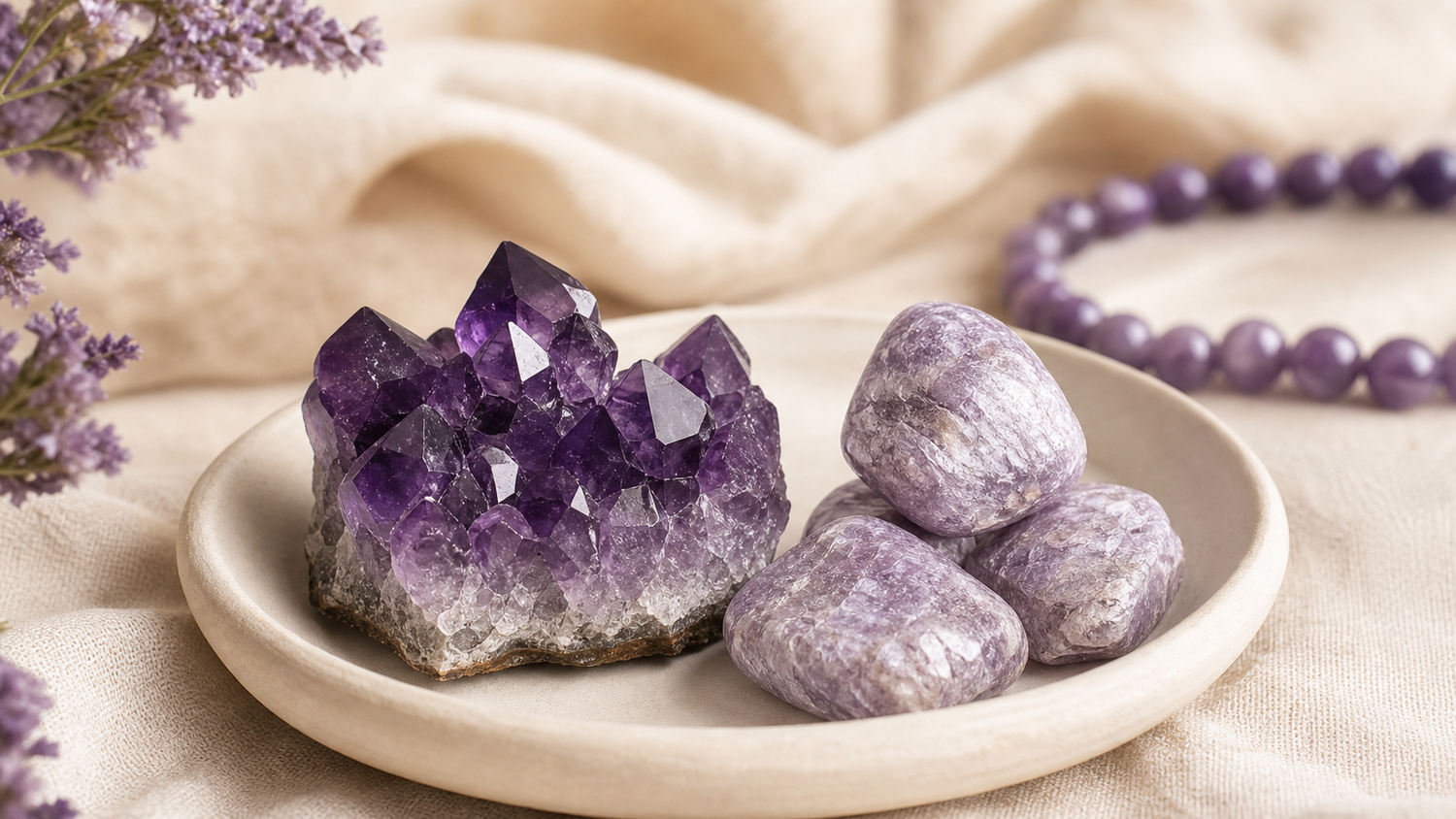 Améthyste ou lépidolite : quelle pierre anti-stress ?
