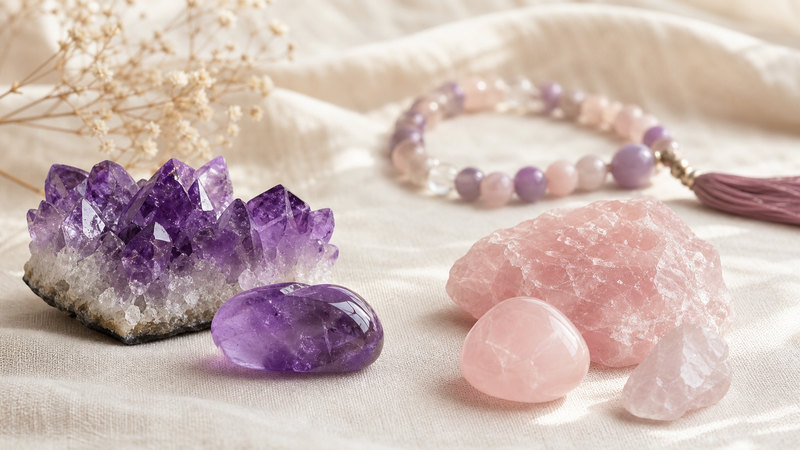 Améthyste ou quartz rose : laquelle choisir ?