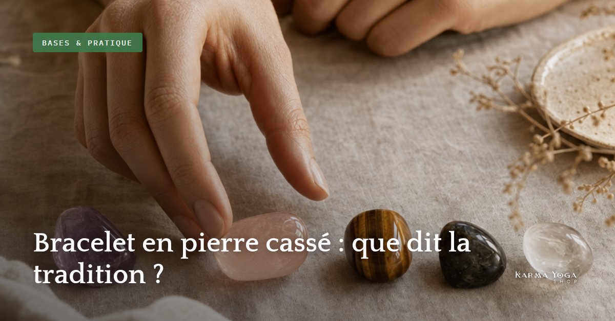 Bracelet en pierre cassé : que dit la tradition ?