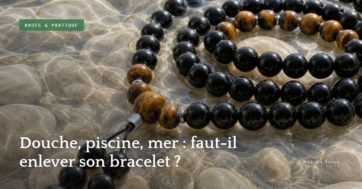 Douche, piscine, mer : faut-il enlever son bracelet ?