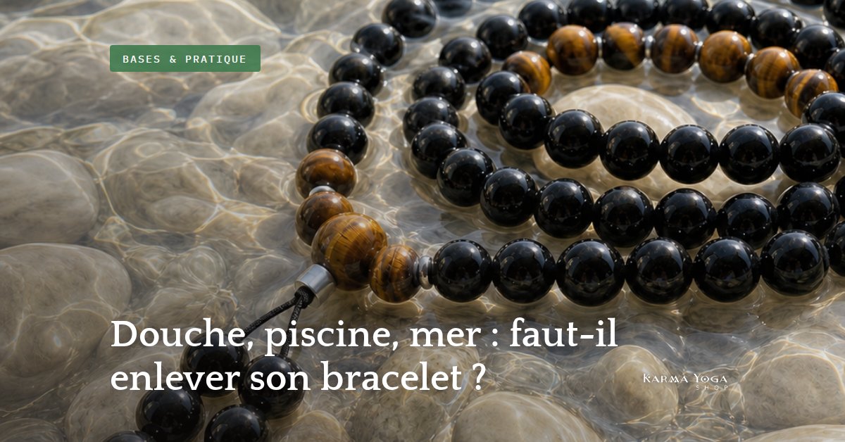 Douche, piscine, mer : faut-il enlever son bracelet ?