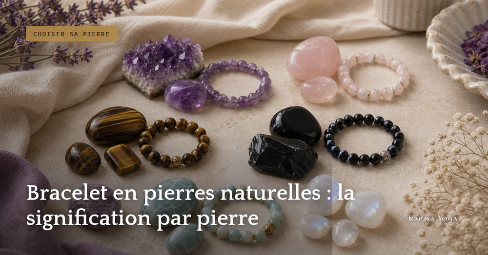 Bracelet en pierres naturelles : la signification par pierre