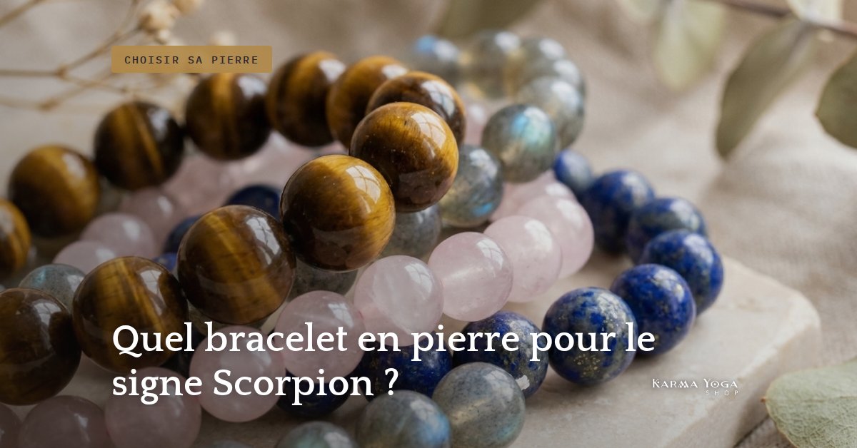 Quel bracelet en pierre pour le signe Scorpion ?