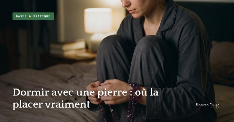 Dormir avec une pierre : où la placer vraiment