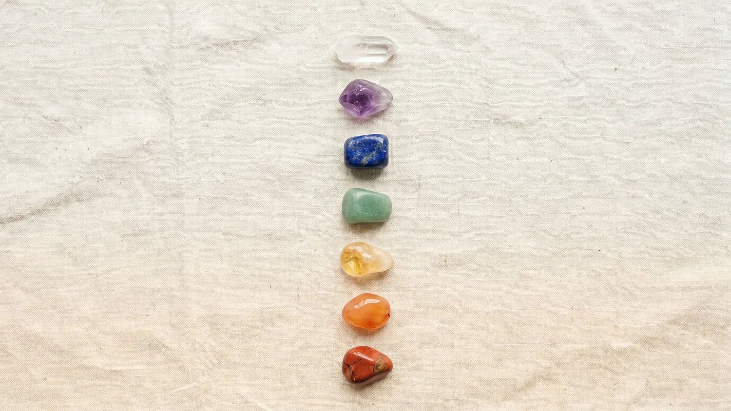 Les 7 chakras et leurs pierres associées
