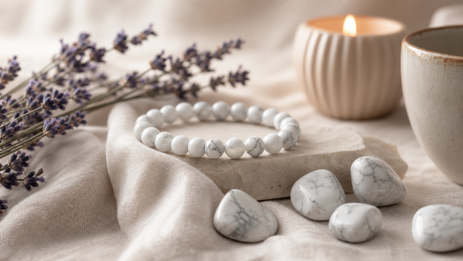 Howlite : vertus, calme et sommeil