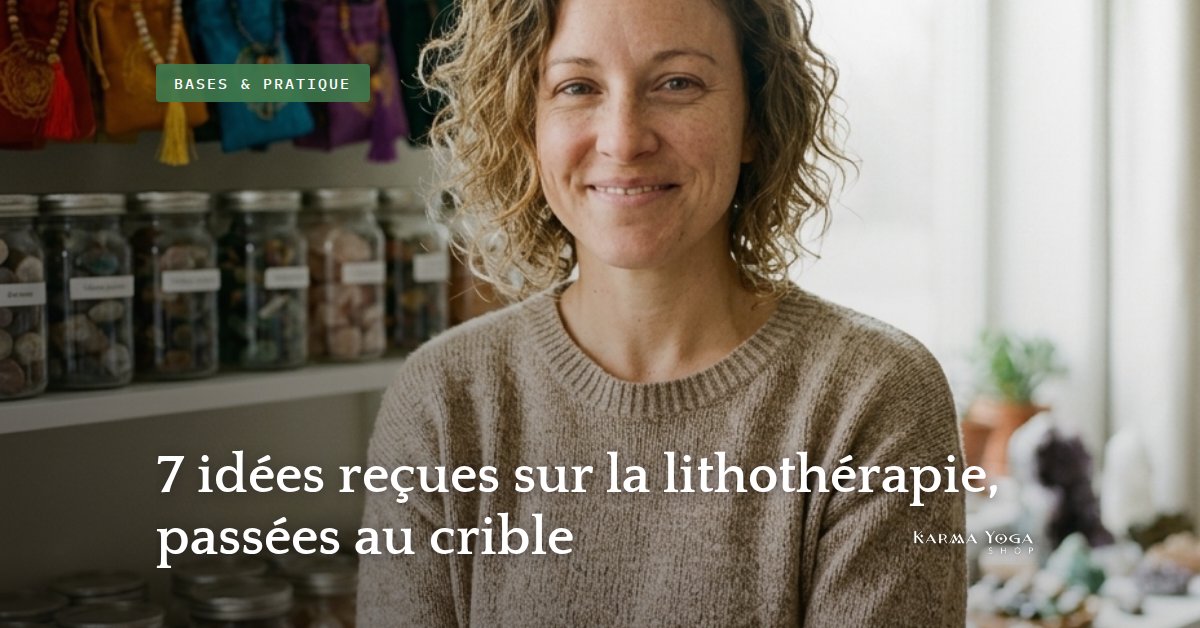 7 idées reçues sur la lithothérapie, passées au crible