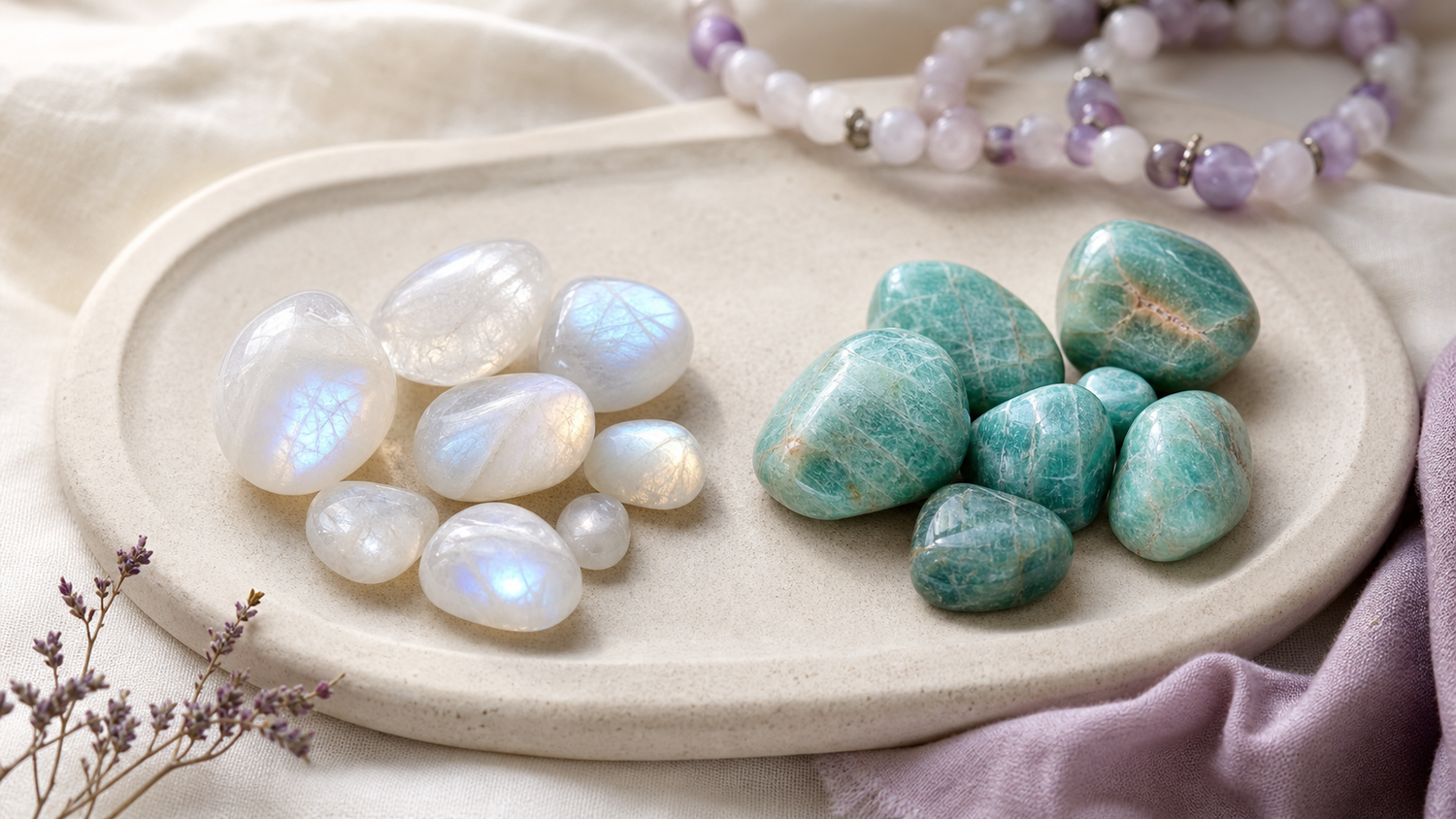 Pierre de lune ou amazonite : laquelle choisir ?