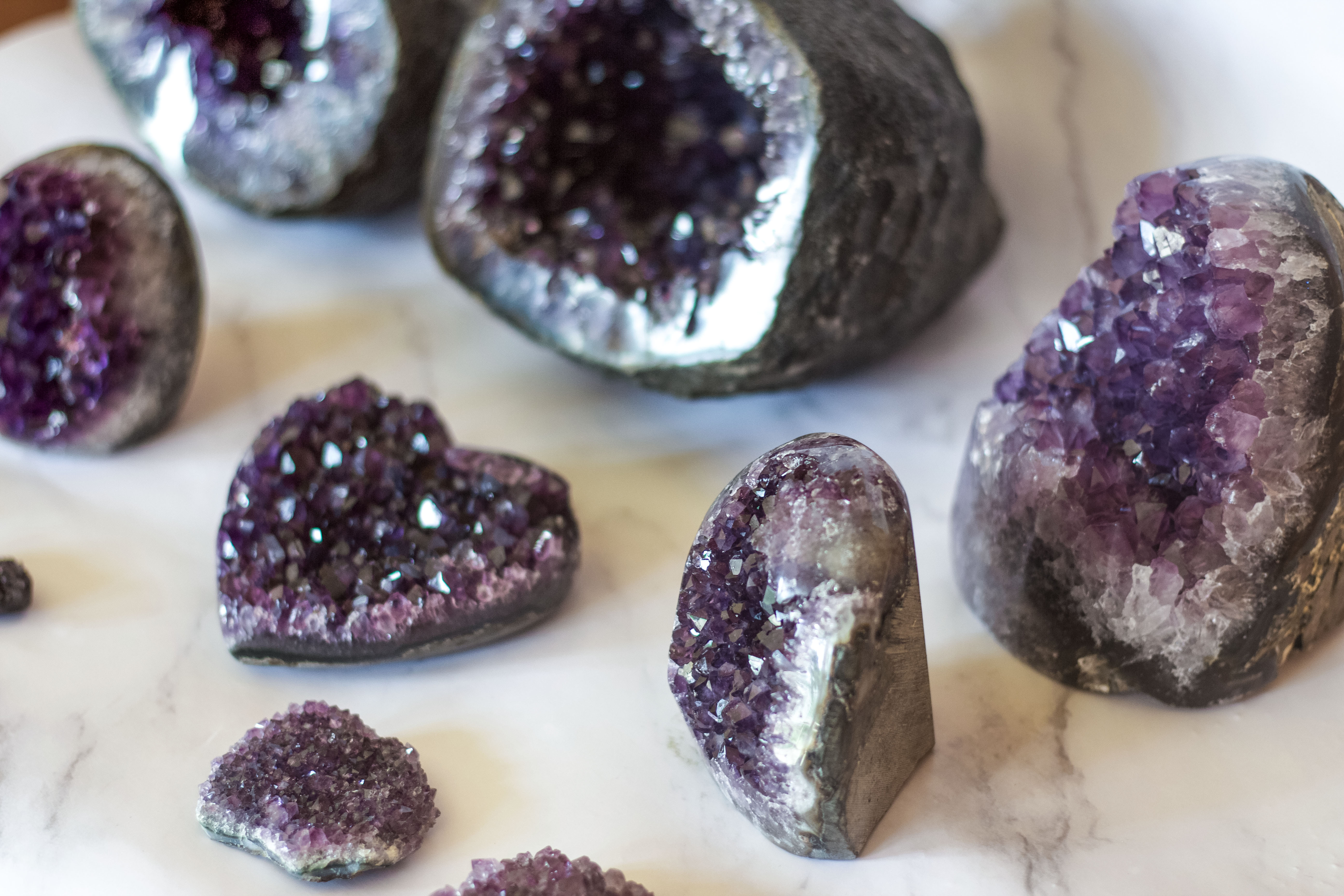 Géodes d'Améthyste d'Uruguay