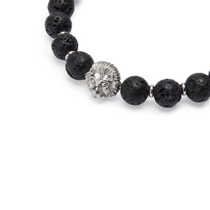 Lava Stone Bracelet "Strength &amp; Vigor of the Lion"