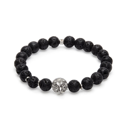 Lava Stone Bracelet "Strength &amp; Vigor of the Lion"