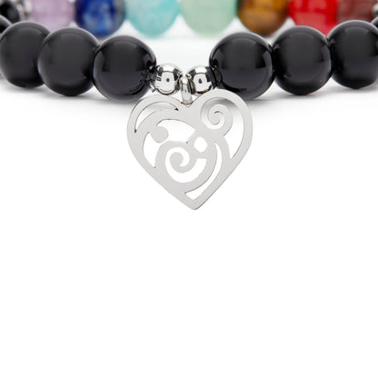 Bracelet 7 Chakras "Guérison & Amour"