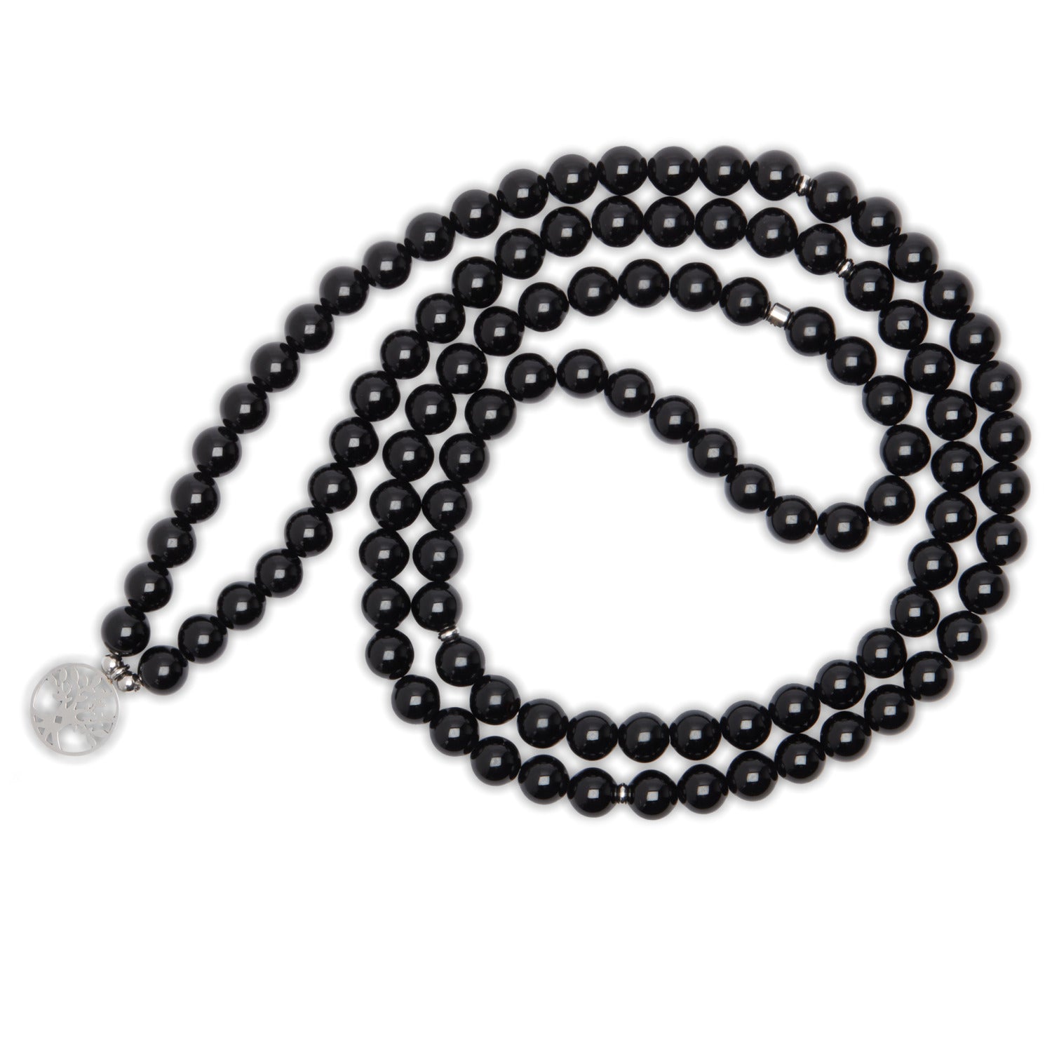 Bracelet Mala "Ancrage" en Onyx
