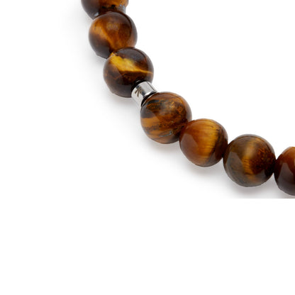 Tiger Eye "OM" Bracelet