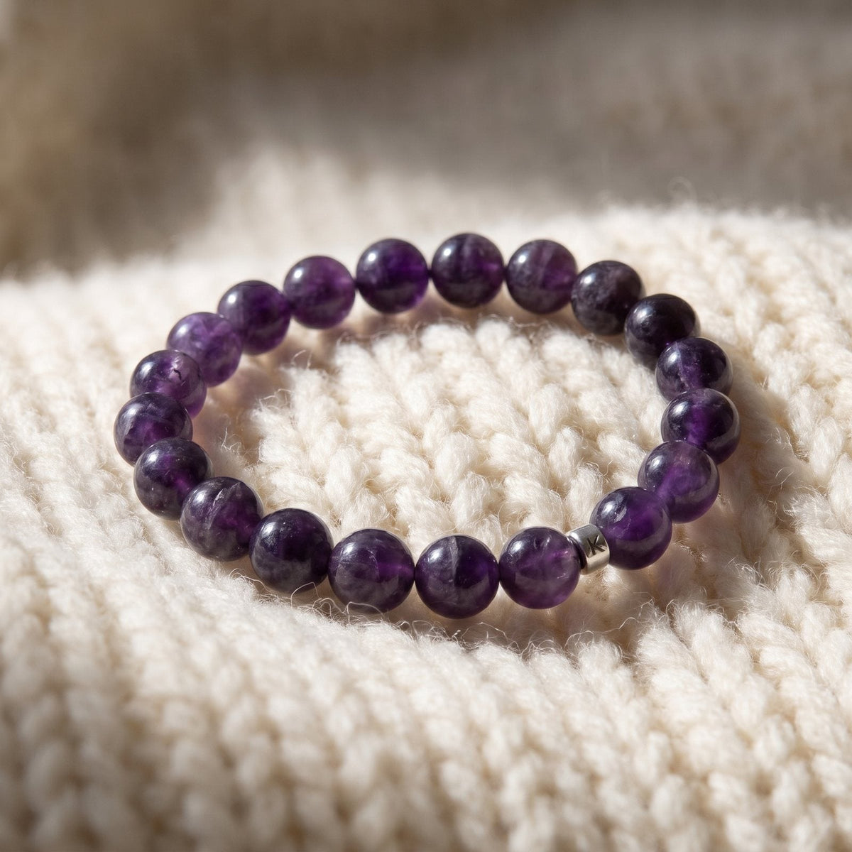 Bracelet en Améthyste "Energie"