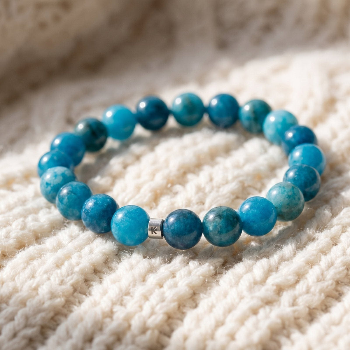 Bracelet en Apatite "Energie"