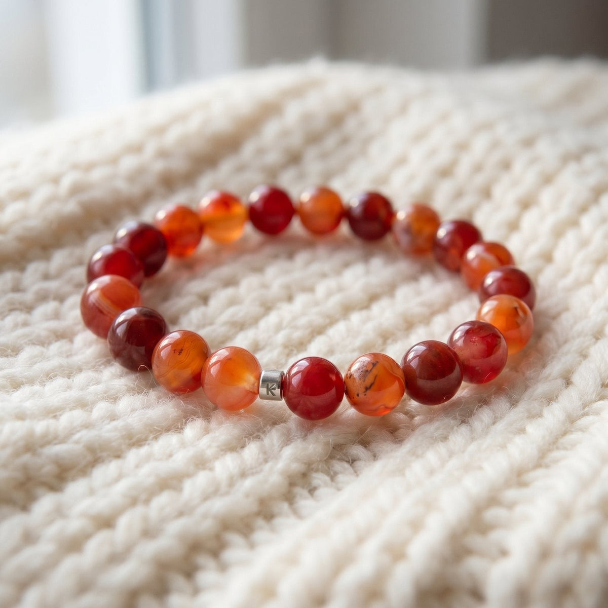 Bracelet en Cornaline "Energie"