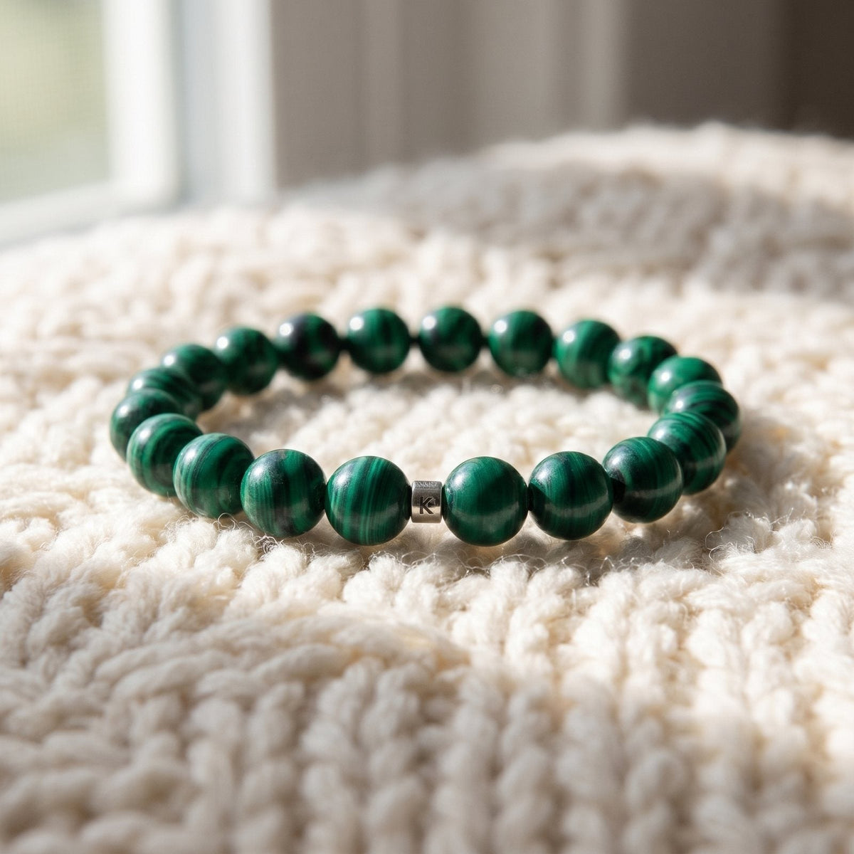 Bracelet en Malachite "Energie"