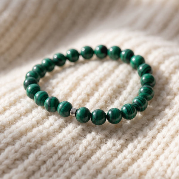 Bracelet en Malachite "Energie"
