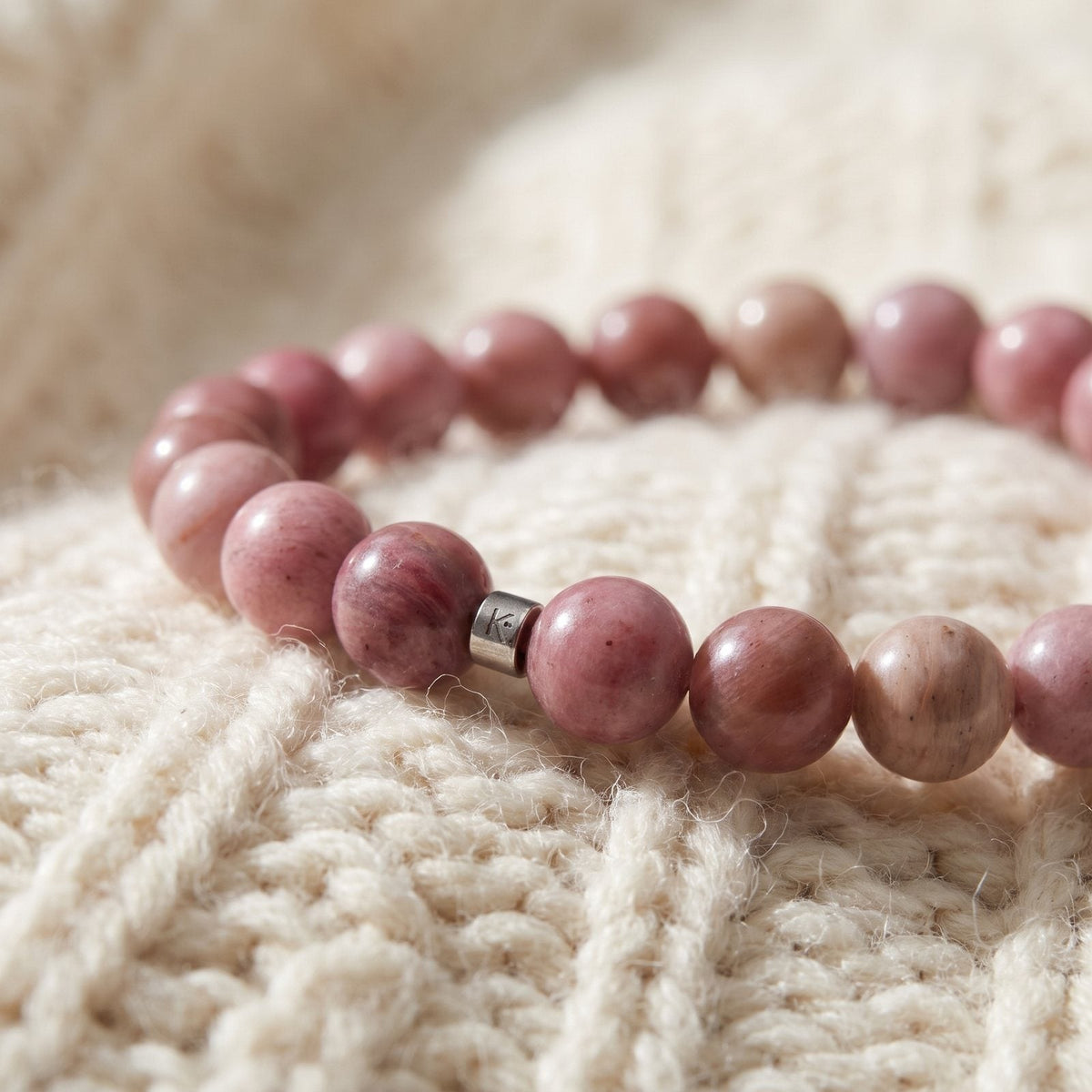 Bracelet en Rhodonite "Energie"
