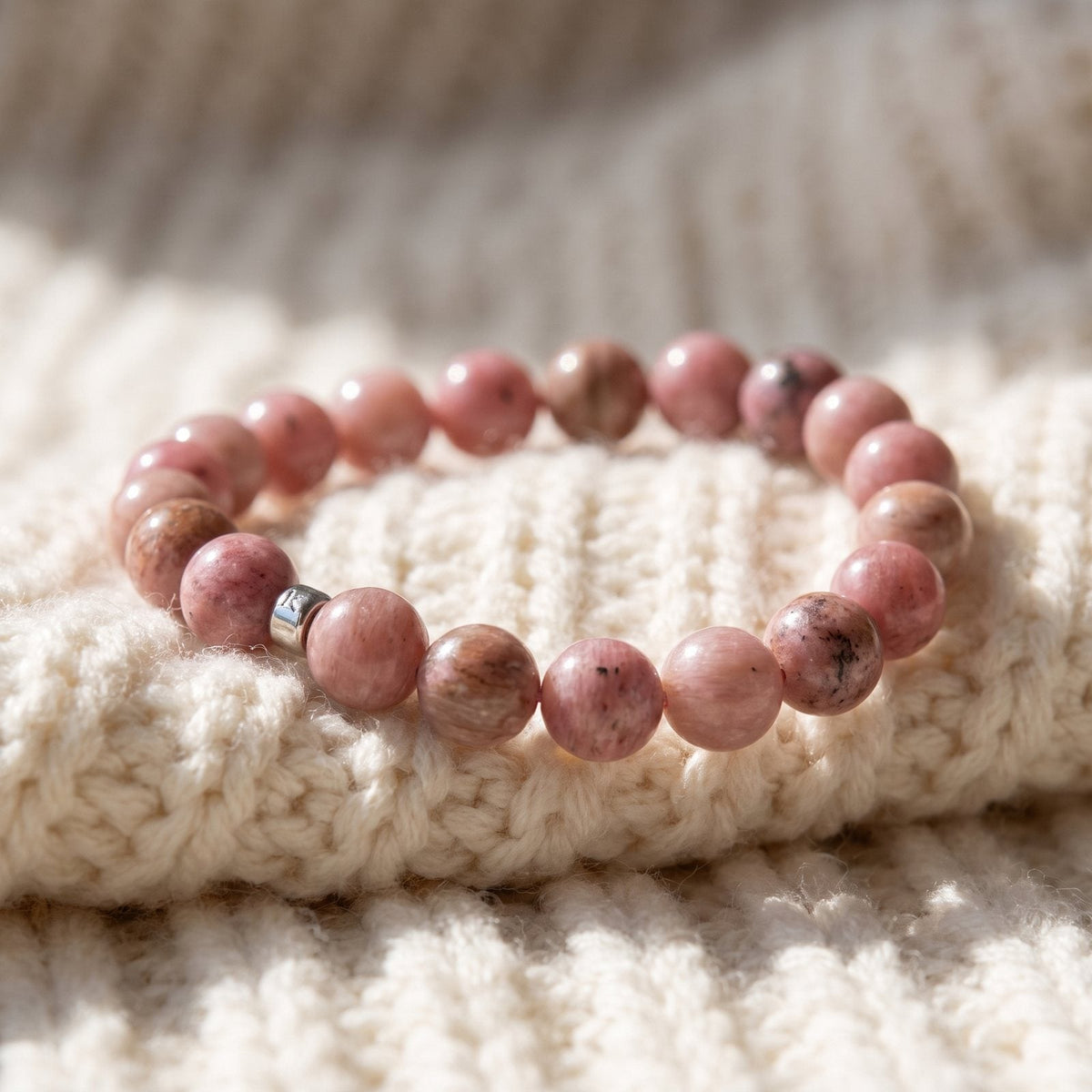 Bracelet en Rhodonite "Energie"
