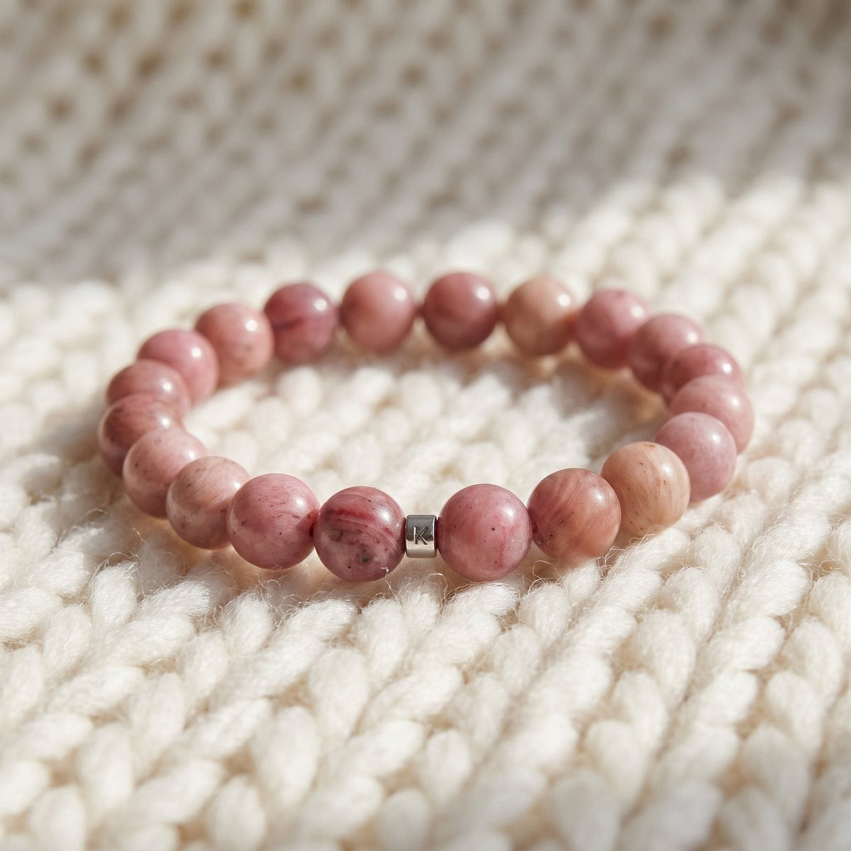 Bracelet en Rhodonite "Energie"