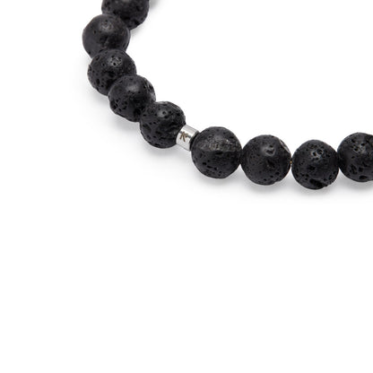 Bracelet en Pierres de Lave  "Guérison des 7 chakras"