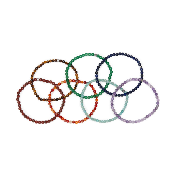 Lot de 7 Bracelets "Energie des 7 Chakras"