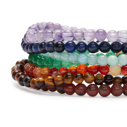 Set of 7 Mini Bracelets "Energy of the 7 Chakras"