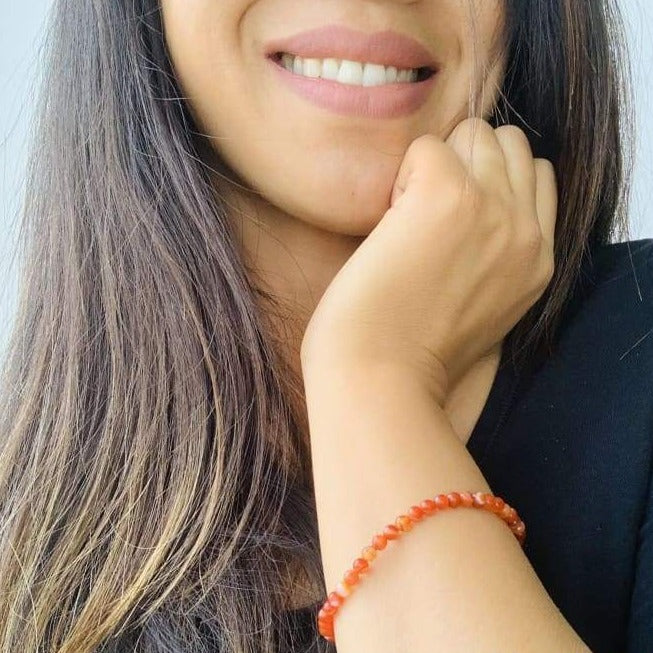 Mini “Energy” Bracelet in Carnelian