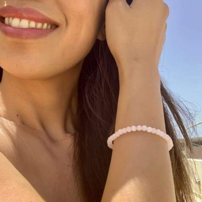 Mini “Energy” Rose Quartz Bracelet