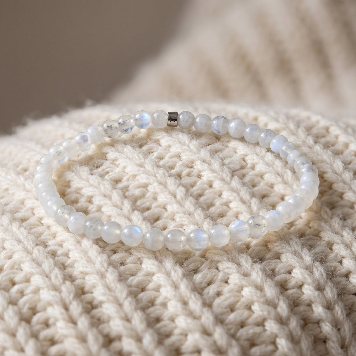 Mini Bracelet en Pierre de Lune "Energie"