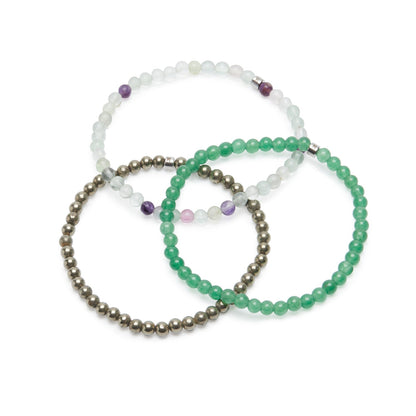 Set of 3 Mini “Abundance” Bracelets