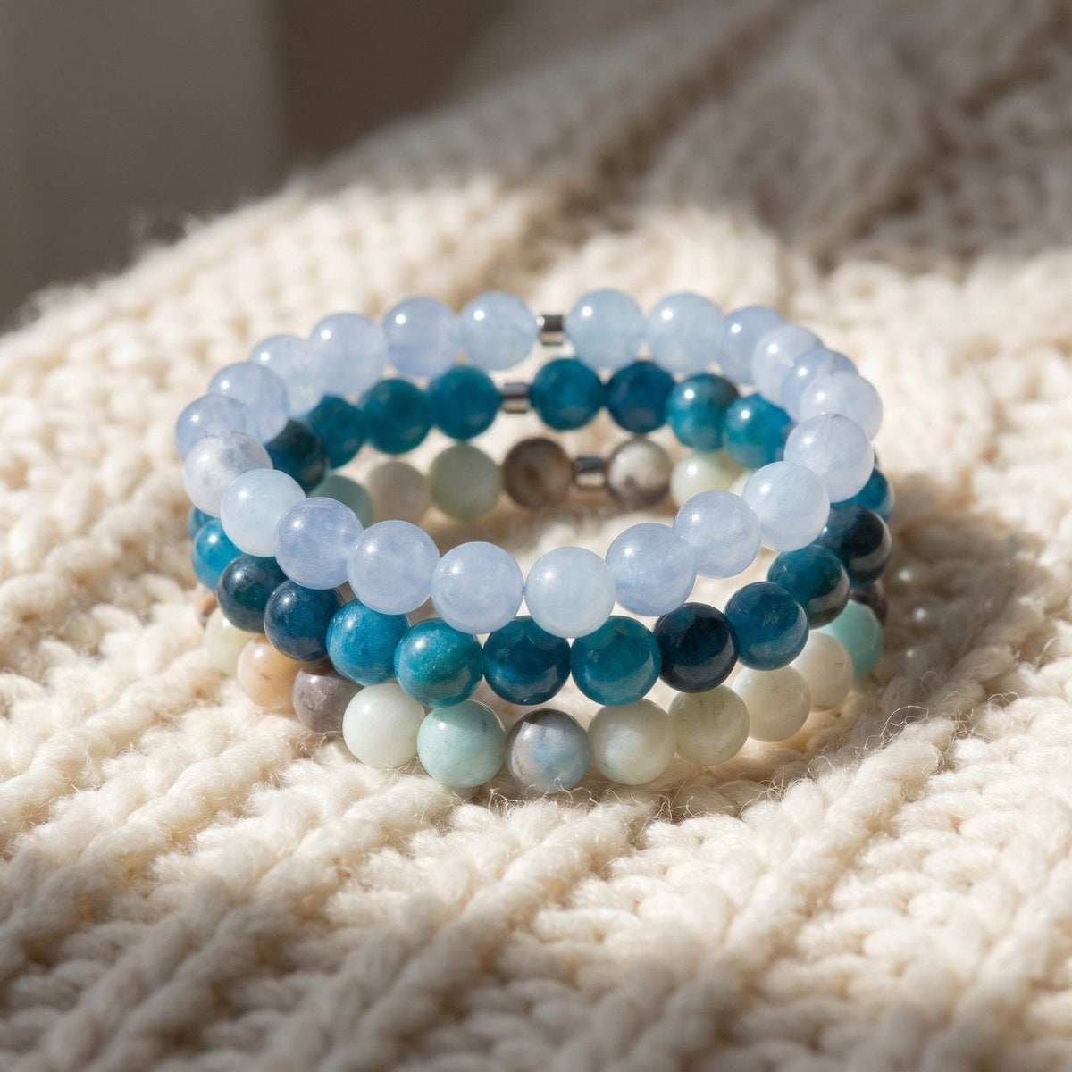 Set de 3 Bracelets Énergie "Communication"