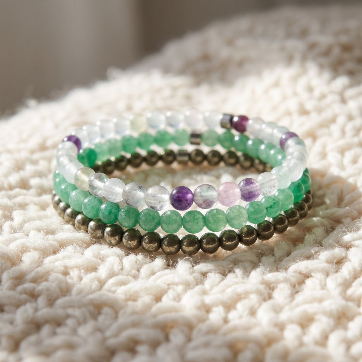 Set de 3 Mini Bracelets "Abondance"