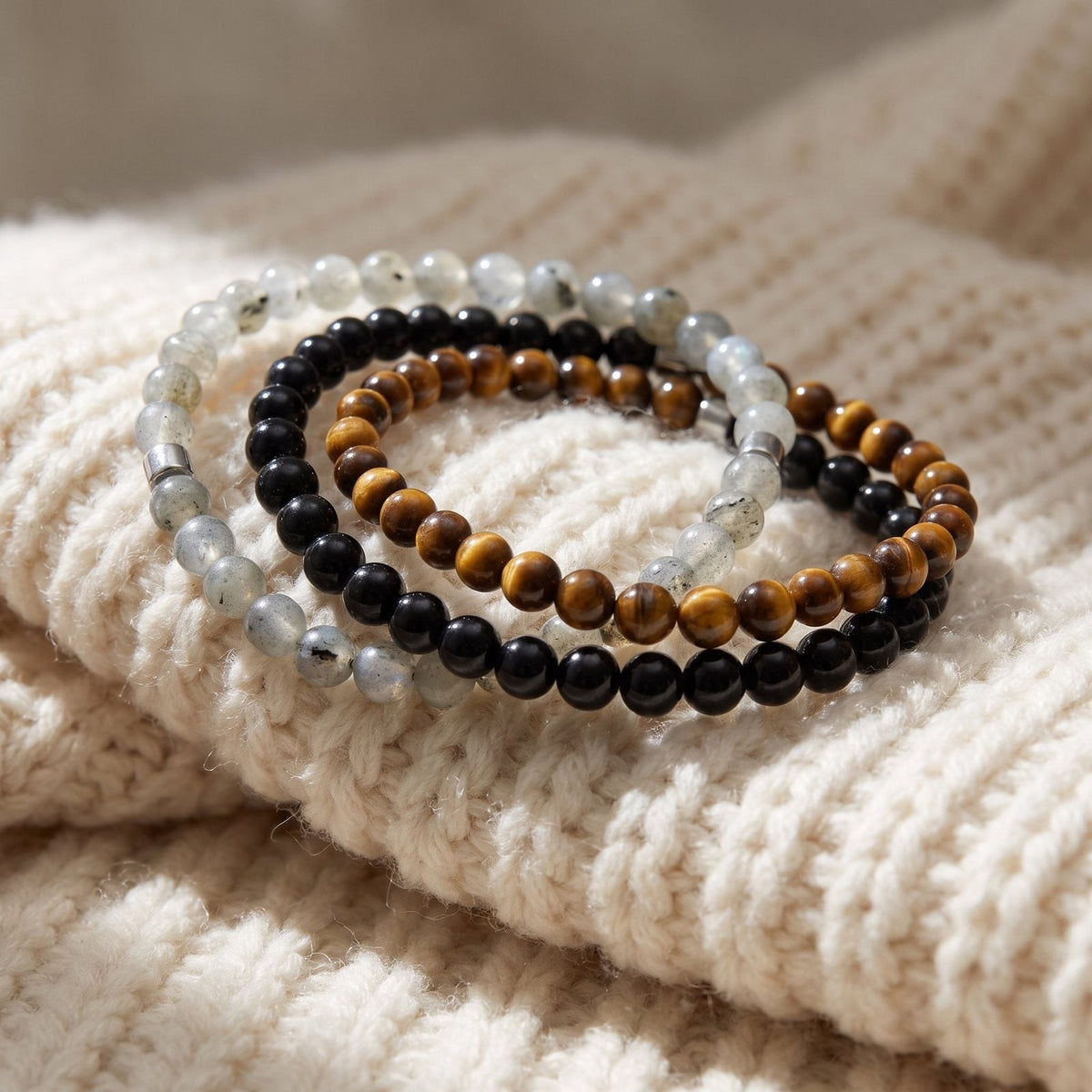 Set de 3 Mini Bracelets "Protection"
