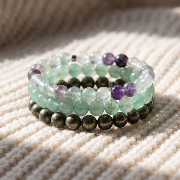 Triple Bracelets Énergie "Abondance"