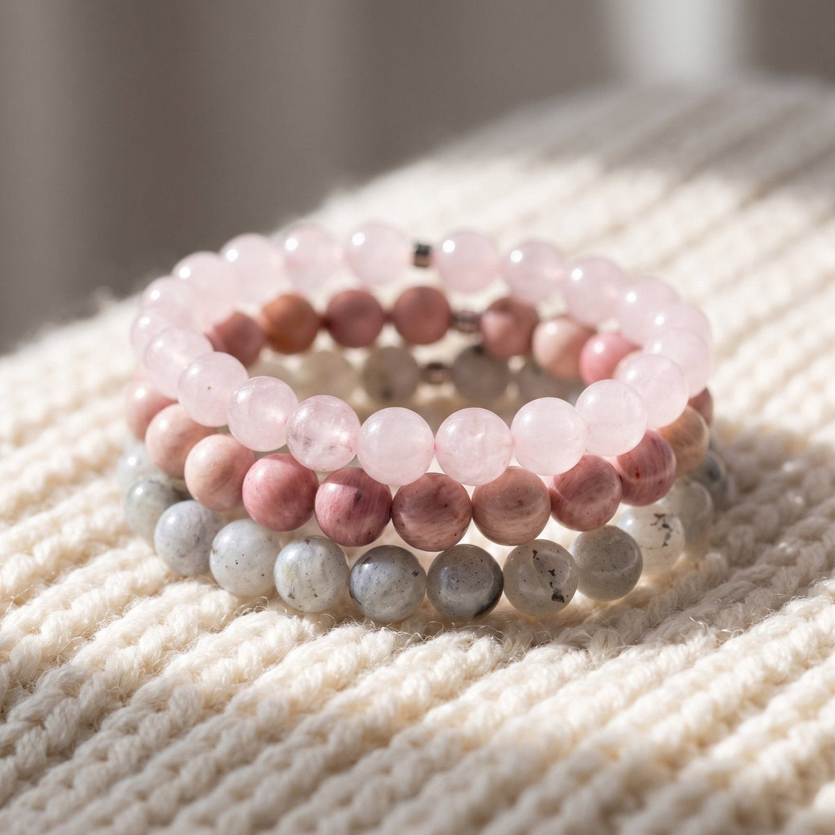 Triple Bracelets Énergie "Amour"