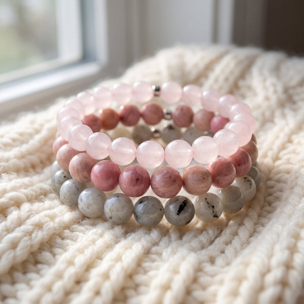 Triple Bracelets Énergie "Amour"