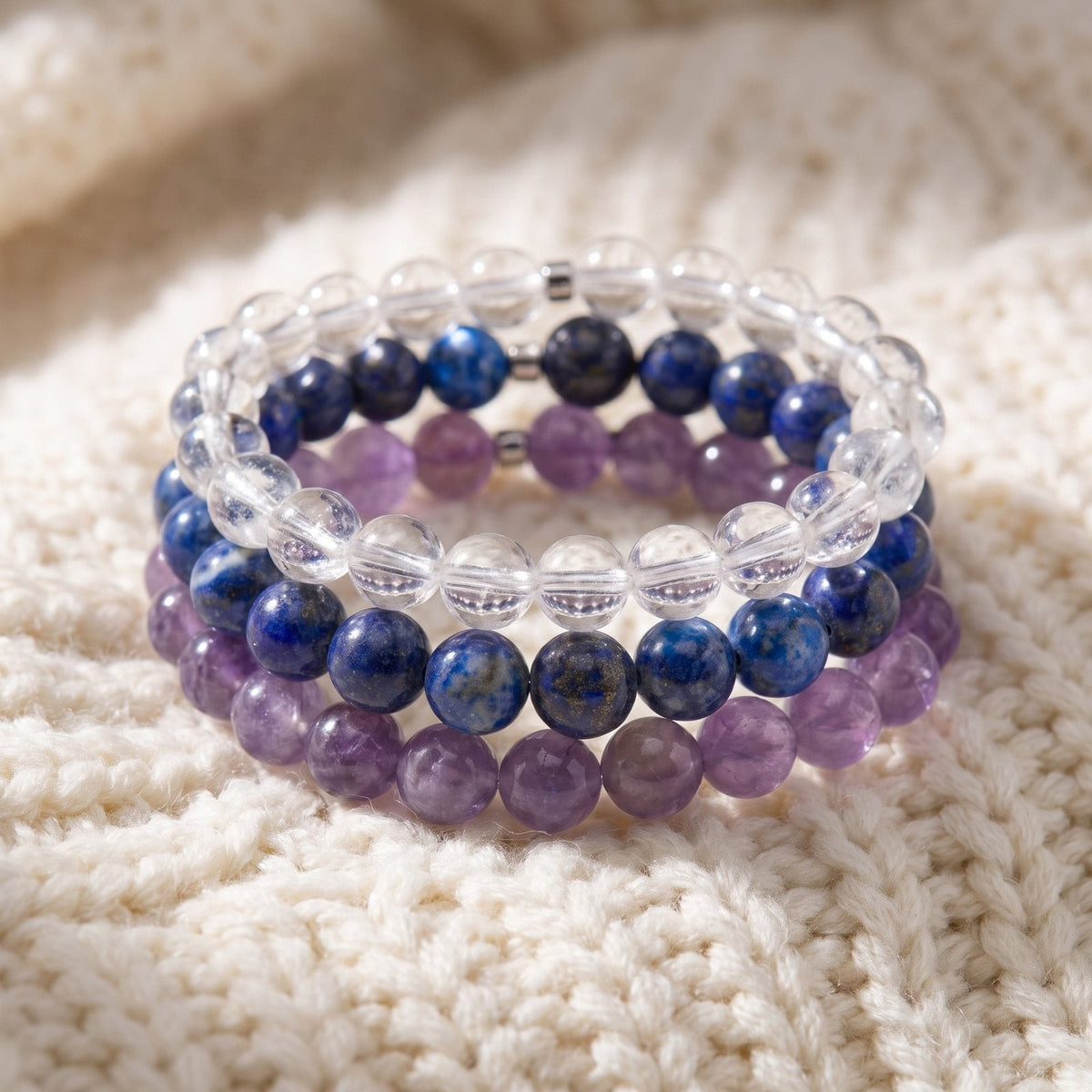 Triple Bracelets Énergie "Divination"