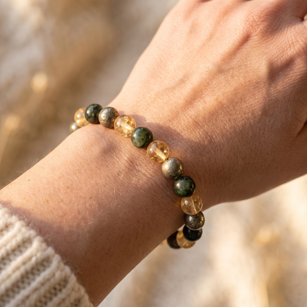 Bracelet Abondance & Prospérité - porté - image 3