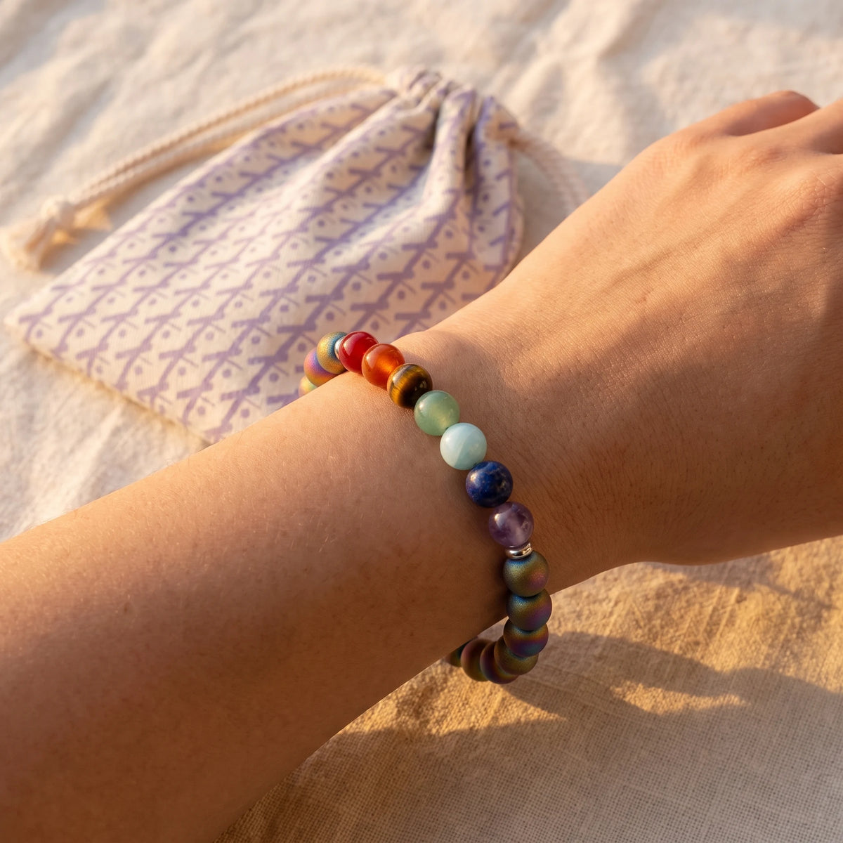 Bracelet 7 Chakras "Energie Positive" - image 3