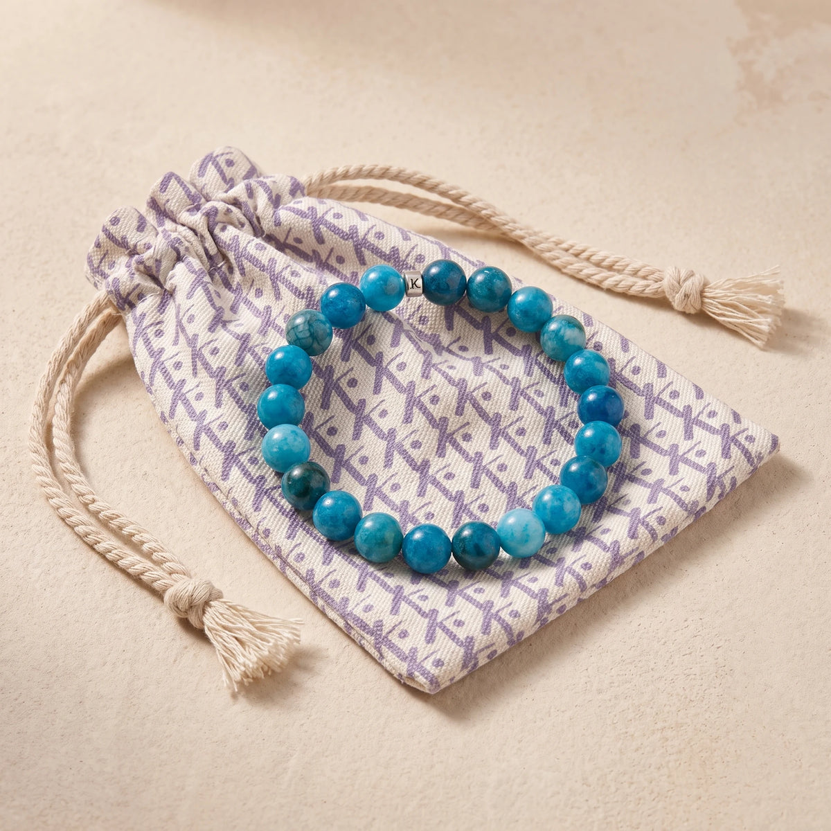 Bracelet en Apatite "Energie" - image 2